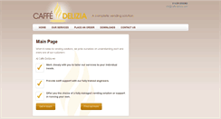 Desktop Screenshot of caffe-delizia.com